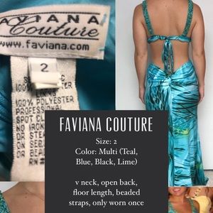 Faviana Couture Prom Dress
